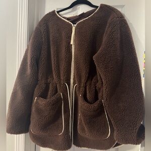 Varley Brown Bomber Jacket